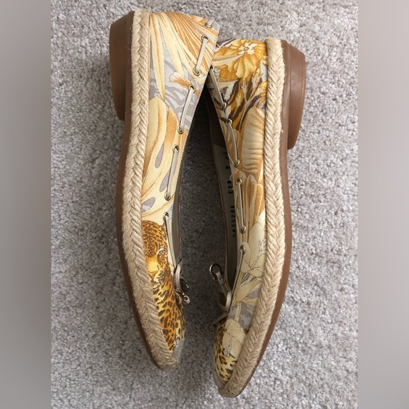 Salvatore Ferragamo Leopard Floral Espadrilles Sandals 8 4A - Picture 7 of 14